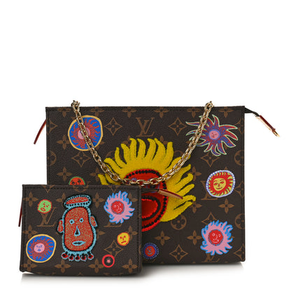 Louis Vuitton LV X YK Monogram Embroidered My Eternal Soul Toiletry Pouch On Chain Multicolor 1 of 10