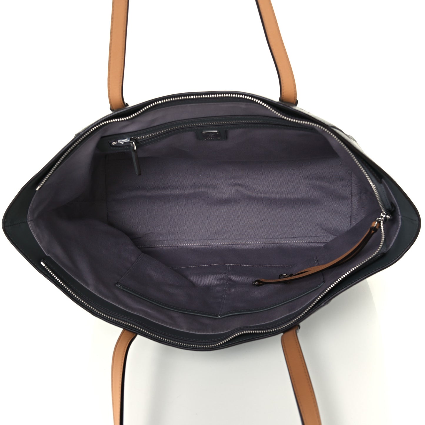 Calfskin Ottomar Monogram Medium Klara Shopper Tote Charcoal