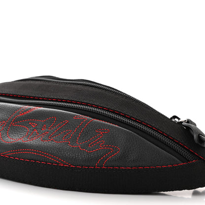 Christian Louboutin Calfskin Paris NYC Belt Bag Black 10 of 11