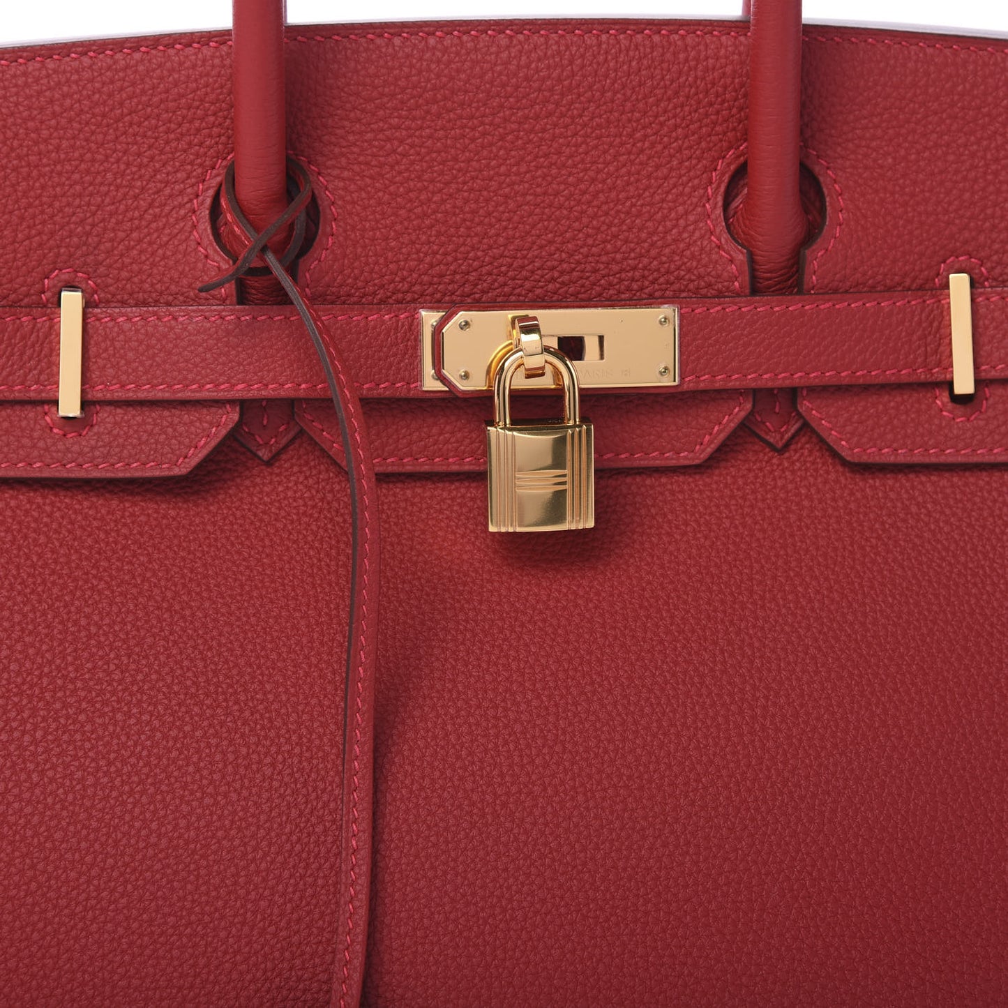 Taurillon Maurice Birkin 30 Rouge Vif