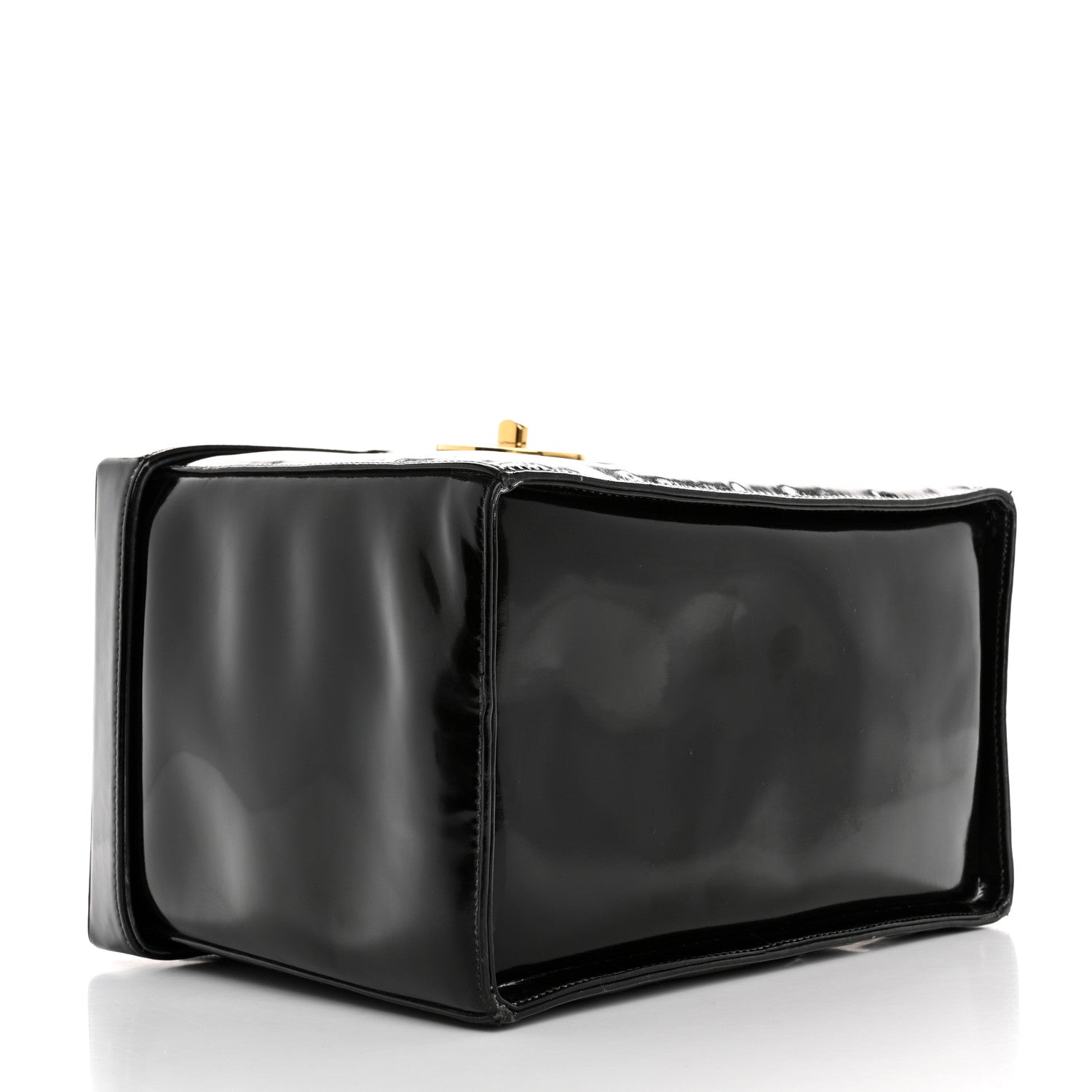Chanel Patent CC Vanity Cosmetic Case Black 1751780 – FASHIONPHILE