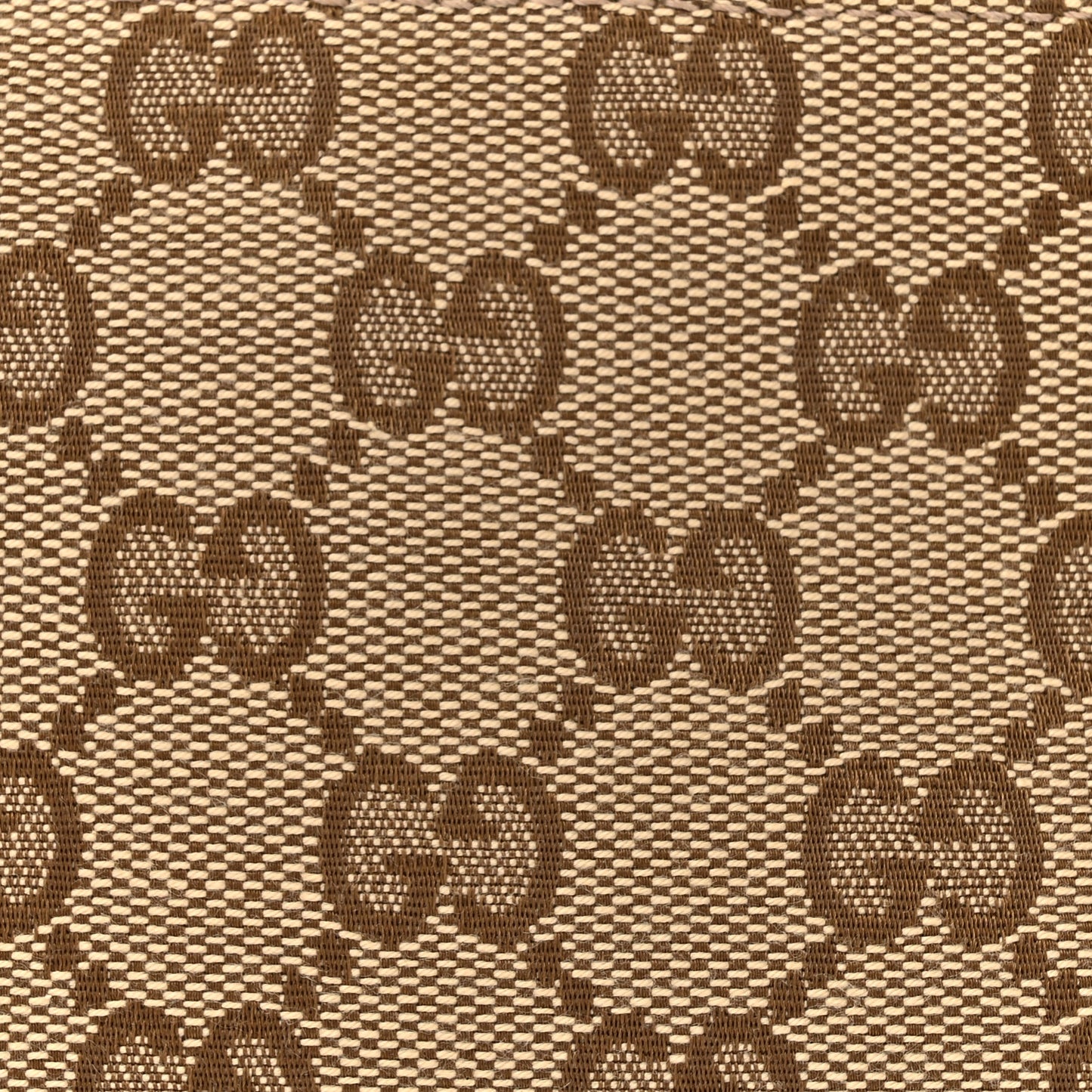 Monogram Dollar Calfskin Waist Pouch Beige Ebony Testa di Moro Marrone Scuro