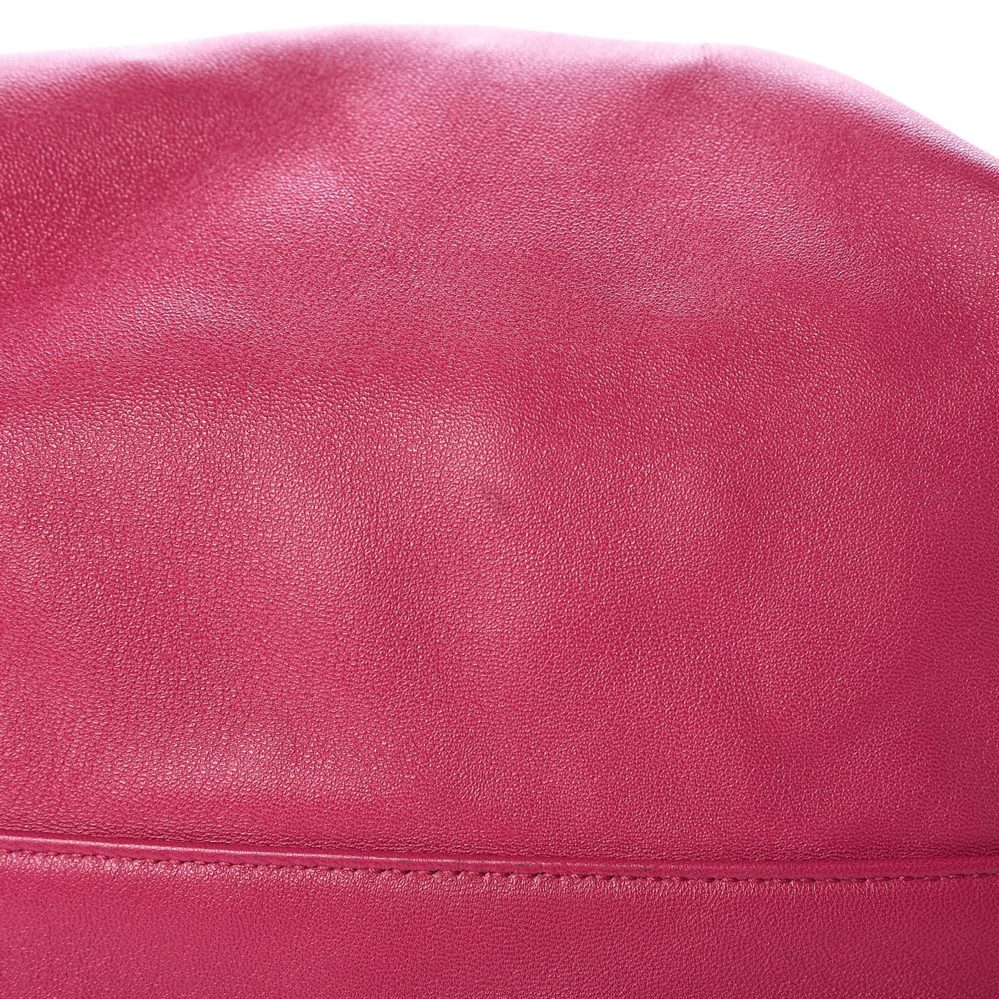 Lambskin Teddy Drawstring Bag Freesia