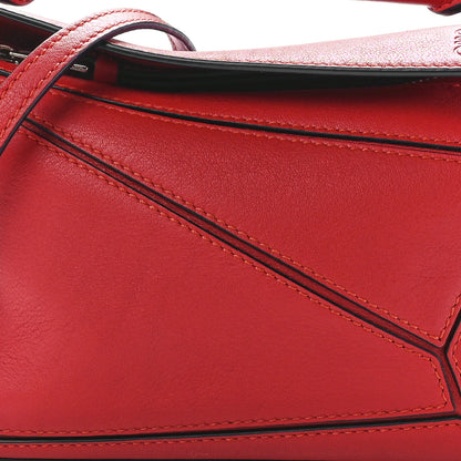 Loewe Calfskin Mini Puzzle Bag Pomodoro 9 of 12