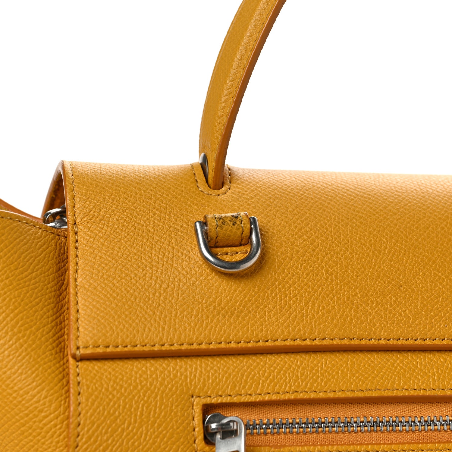 Celine Grained Calfskin Mini Belt Bag Imperial 13 of 13