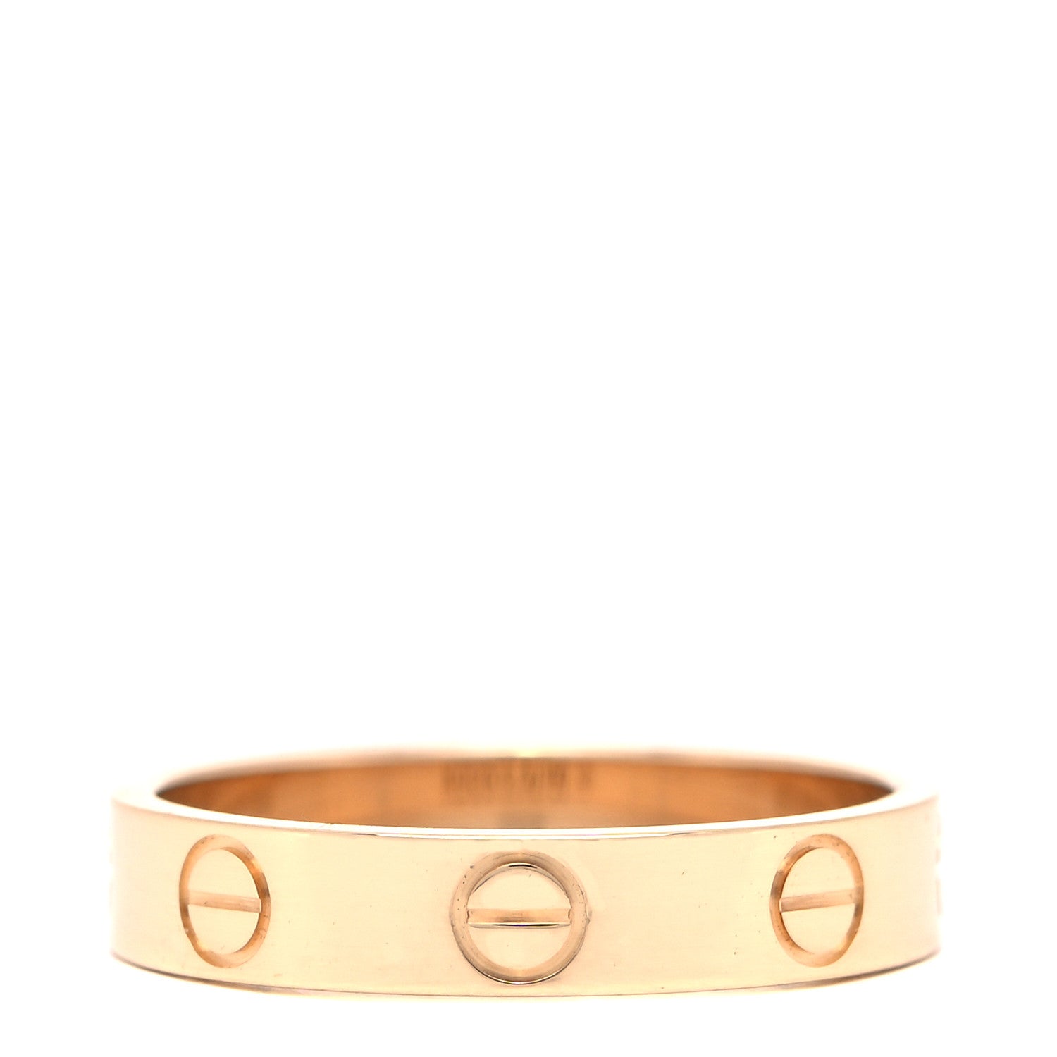 Cartier 18K Yellow Gold 3.5mm LOVE Wedding Band Ring 51 5.75 3 of 6