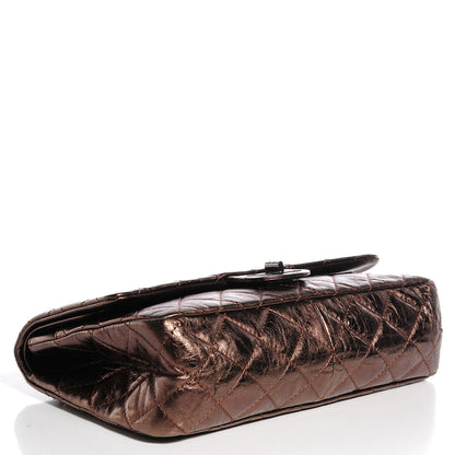 Chanel Calfskin 2.55 Reissue 227 Flap Metallic Bronze 4 of 8