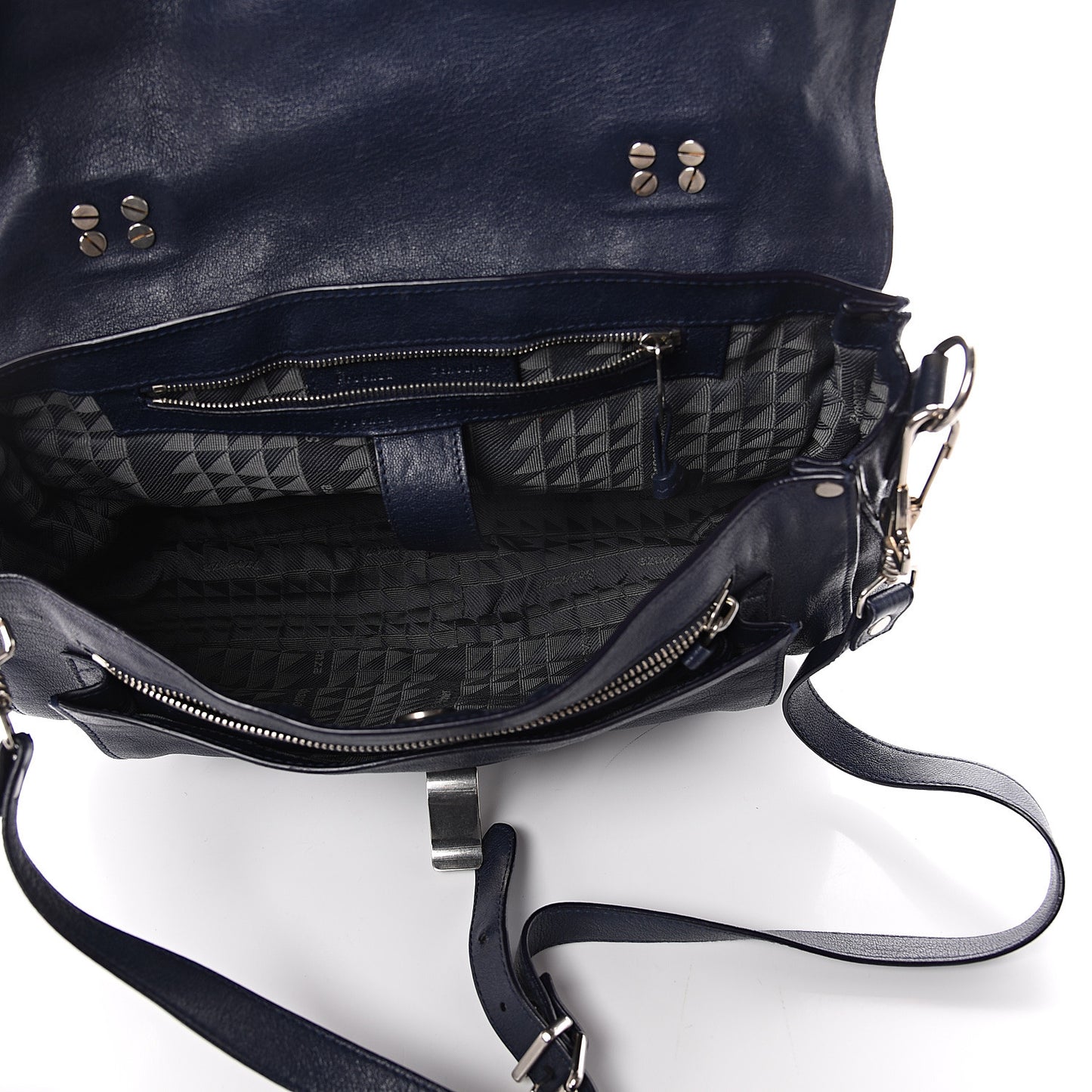 Lambskin Medium PS1 Satchel Midnight