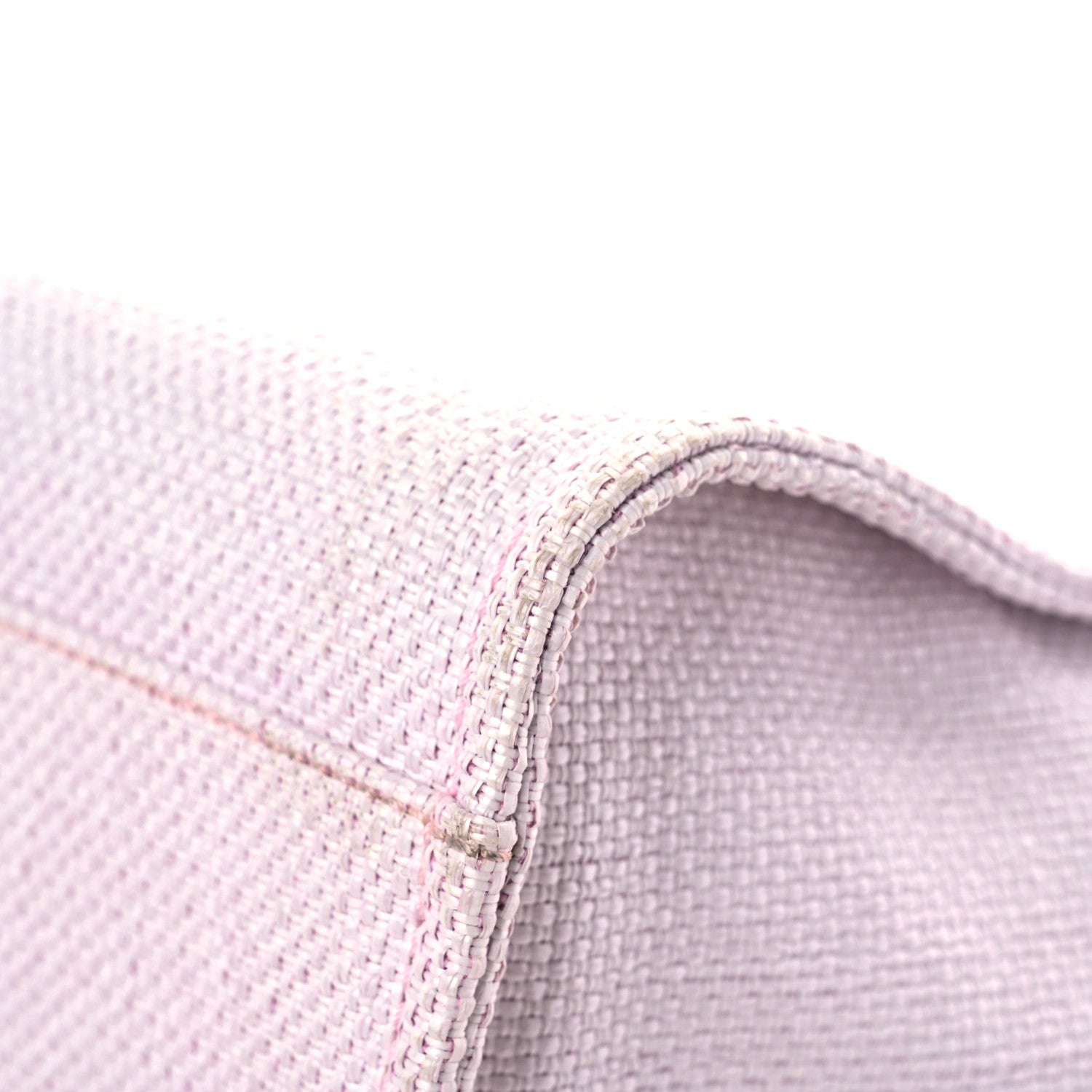 Chanel Woven Straw Raffia Medium Deauville Tote Pink 9 of 16