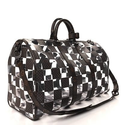 Louis Vuitton PVC Monogram Chess Keepall Bandouliere 50 2 of 10