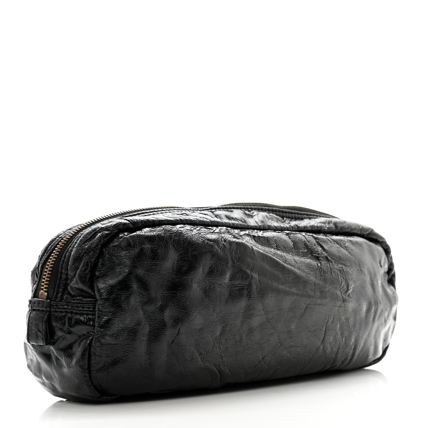 Prada Vernice Cosmetic Pouch Black 3 of 11
