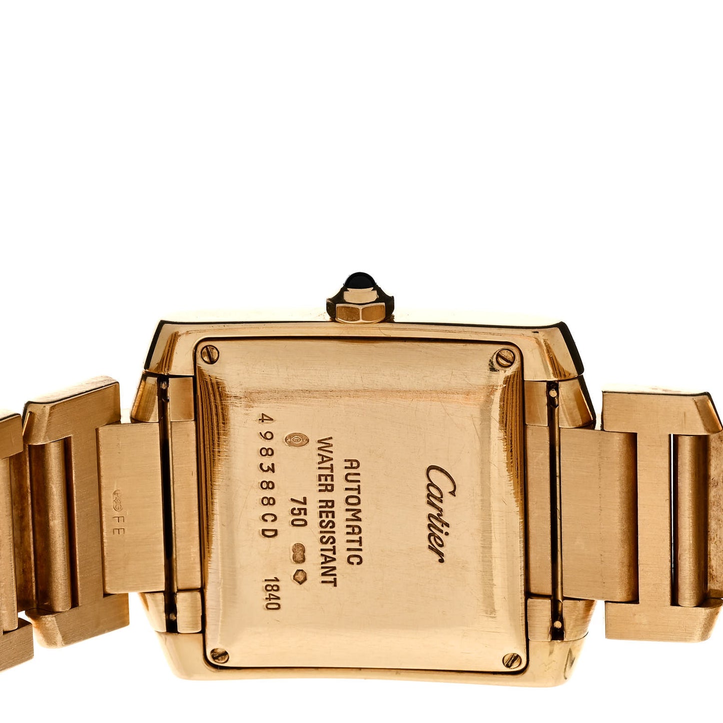 18K Yellow Gold 28mm Tank Francaise Automatic Watch