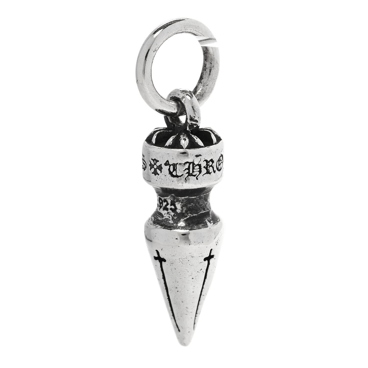 Sterling Silver Cross Spike Pendant