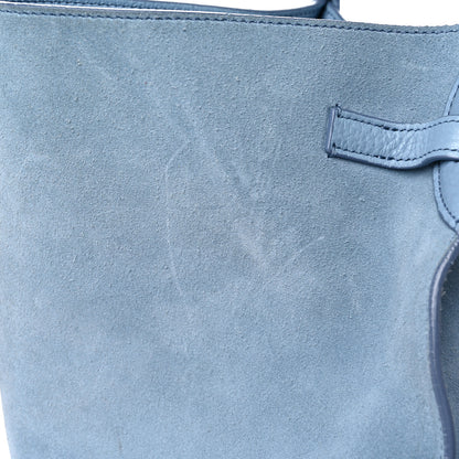 Celine Suede Supple Grained Calfskin Medium Big Bag Slate Blue 19 of 22