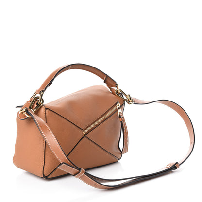 Loewe Calfskin Small Puzzle Bag Tan 3 of 9