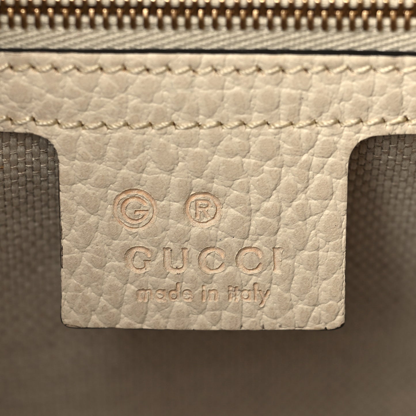 Dollar Calfskin Medium Soho Top Handle Satchel Ivoire