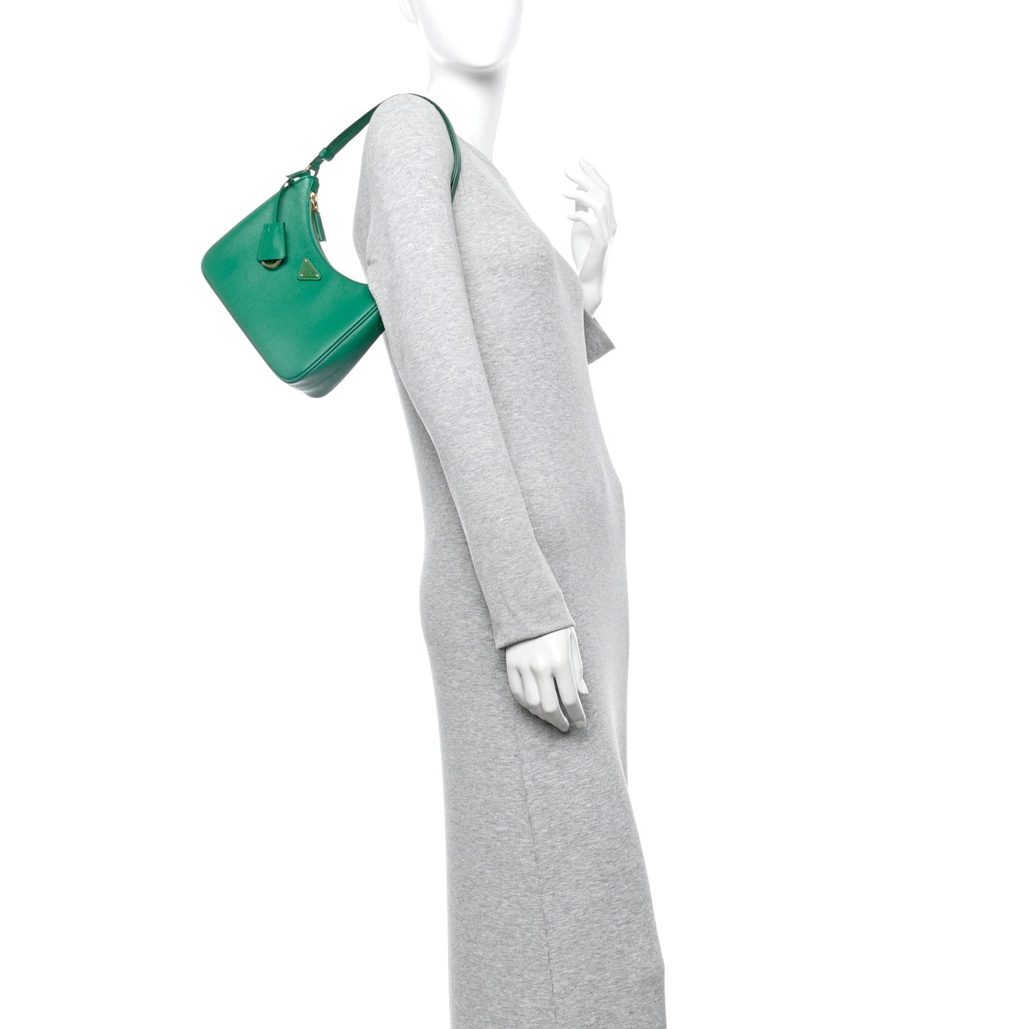 Saffiano Lux Mini Re-Edition Shoulder Bag Mango