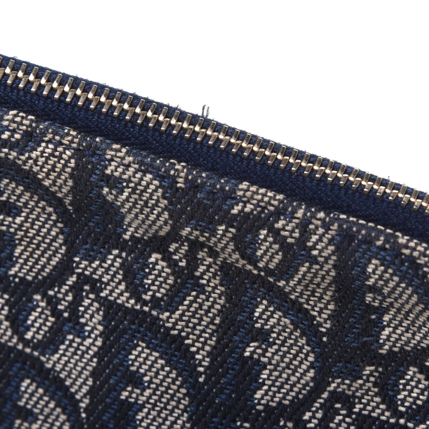 Christian Dior Monogram Mini Saddle Pochette Navy 12 of 13