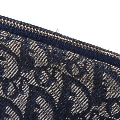 Christian Dior Monogram Mini Saddle Pochette Navy 12 of 13
