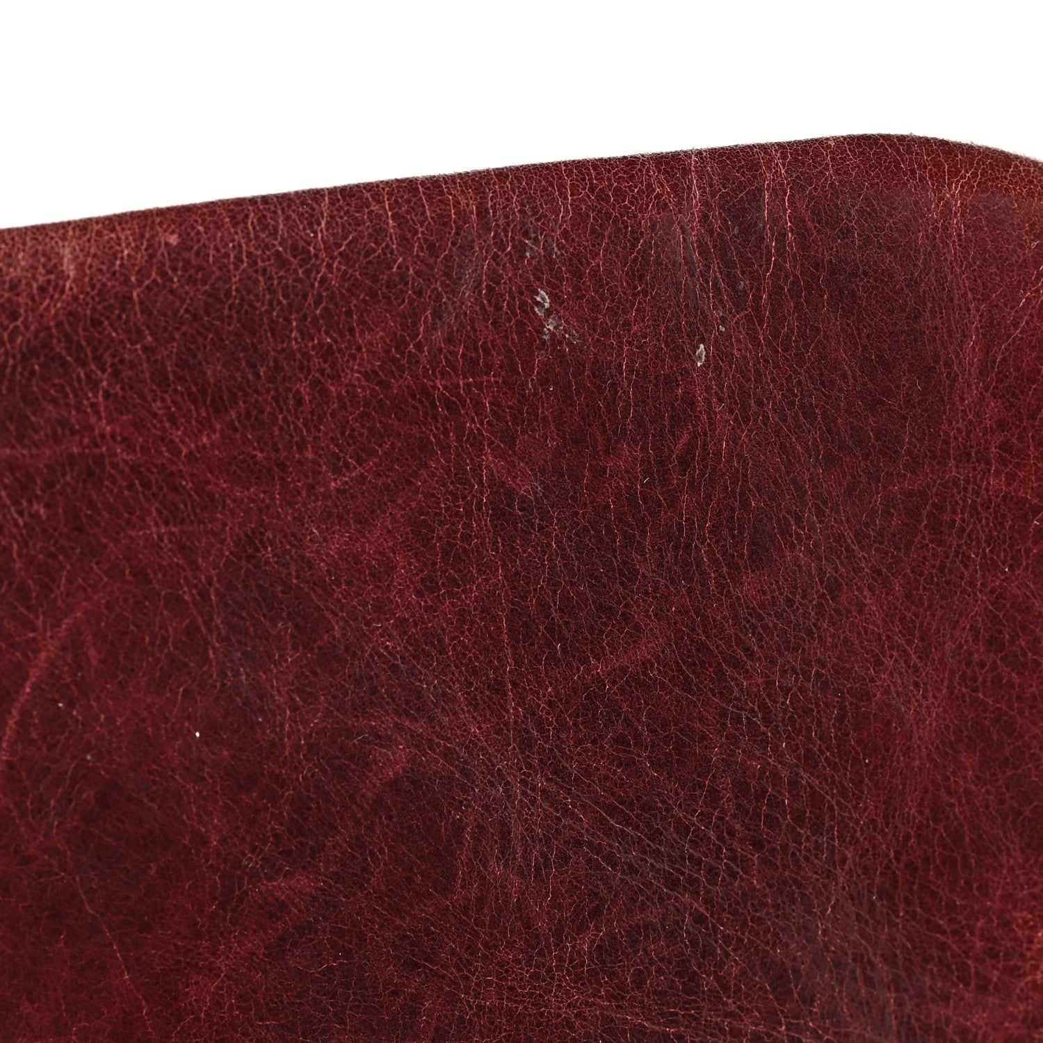 Chanel Glazed Calfskin Castle Rock Large Flap Burgundy 9 of 11