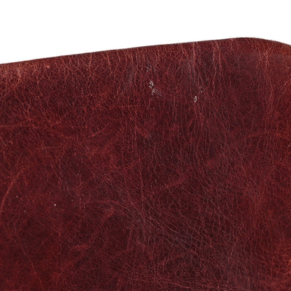 Chanel Glazed Calfskin Castle Rock Large Flap Burgundy 9 of 11