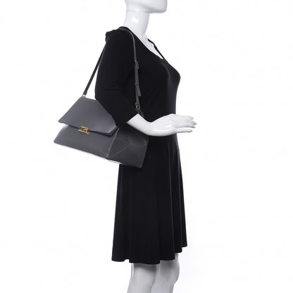 Stella McCartney Faux Napa Beckett Shoulder Bag Grey 2 of 10