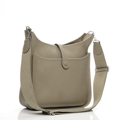 Hermes Taurillon Clemence Evelyne III PM Sauge 3 of 12