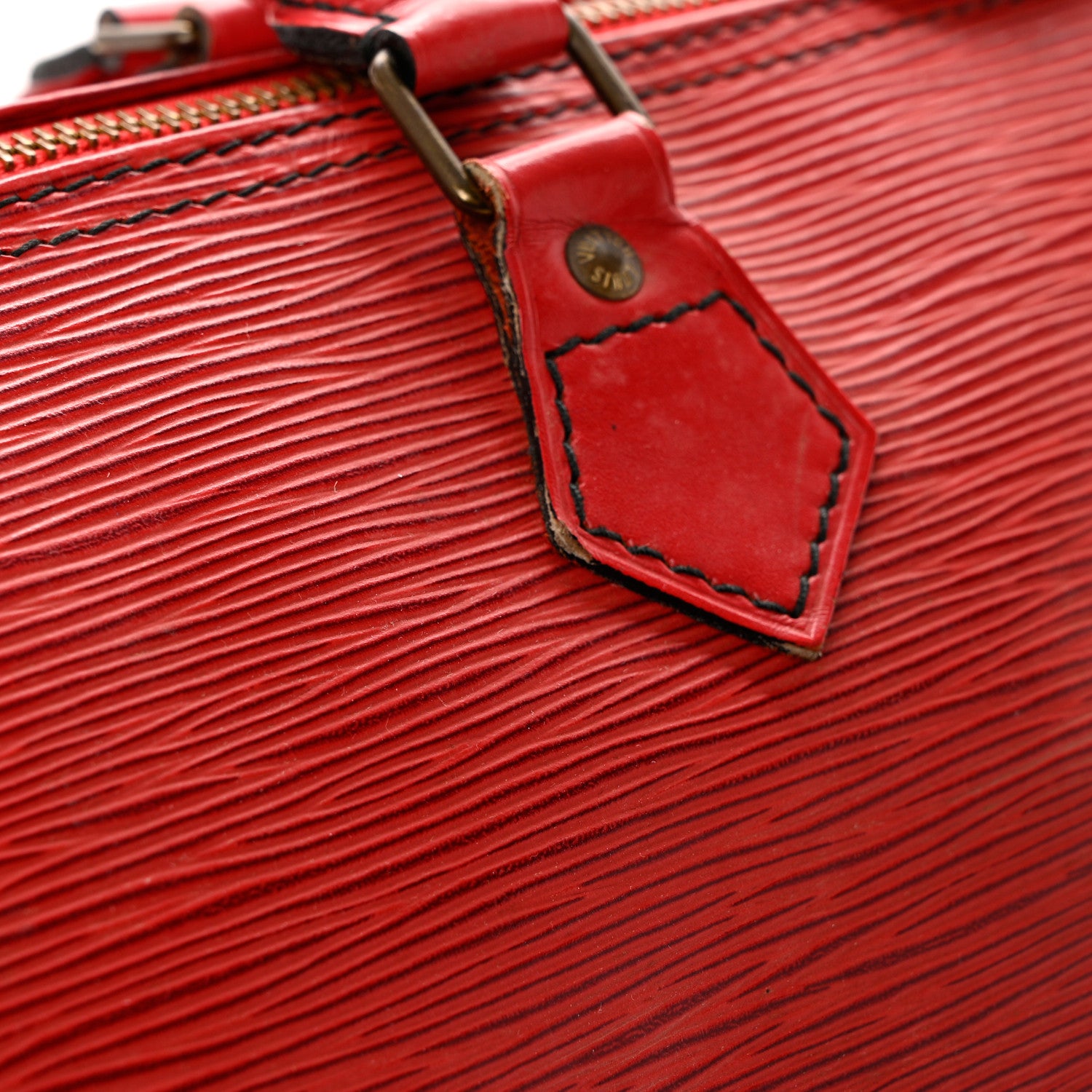 Louis Vuitton Epi Speedy 40 Castillan Red 12 of 13