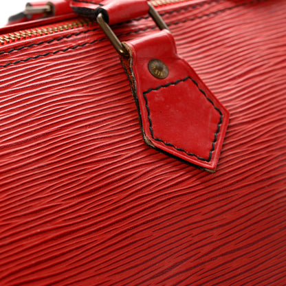 Louis Vuitton Epi Speedy 40 Castillan Red 12 of 13