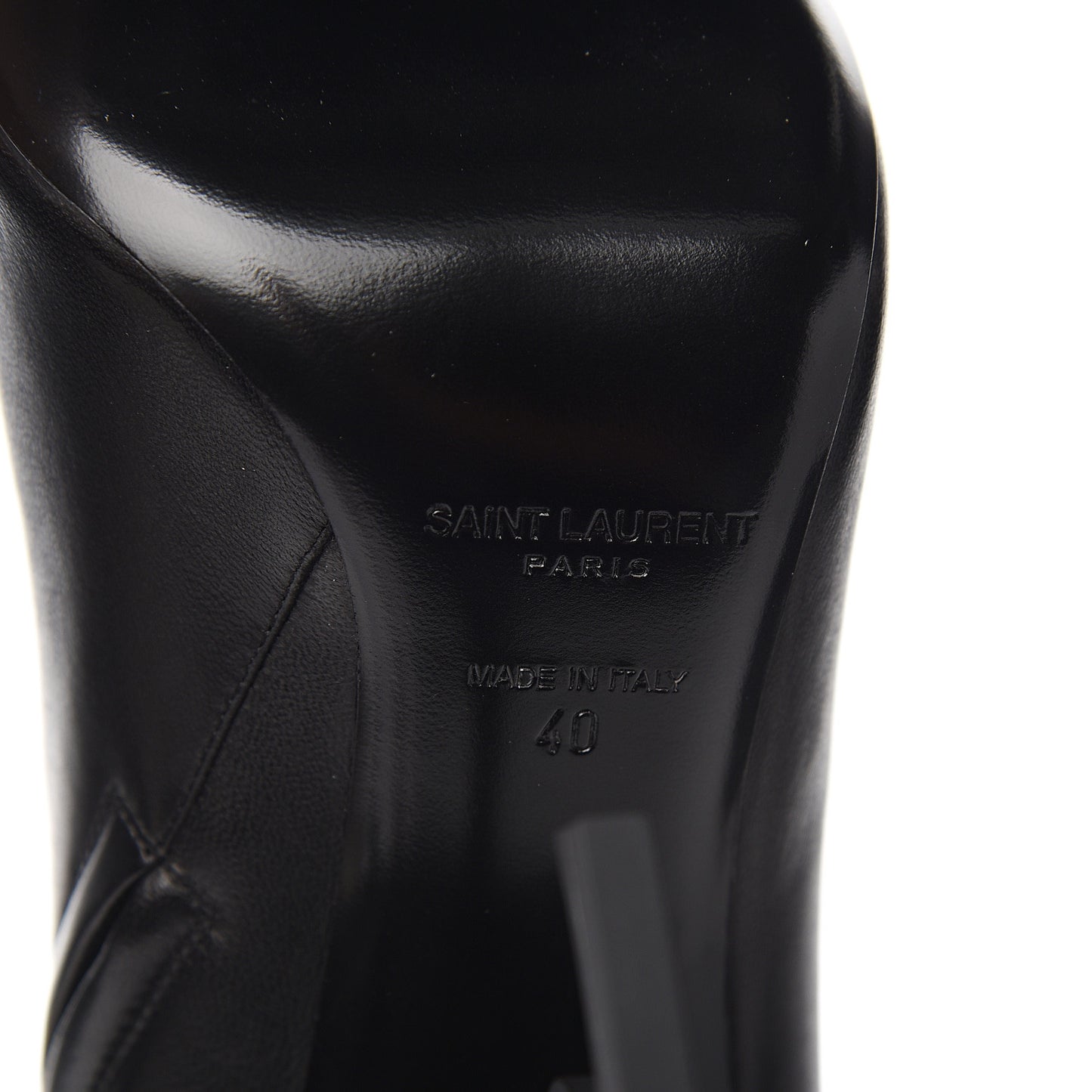 Calfskin Opyum Ankle Boots 40 Black