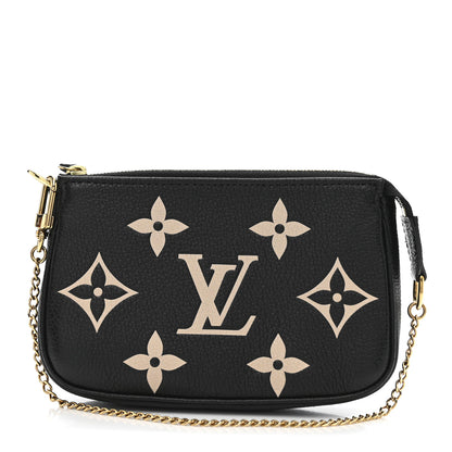 Louis Vuitton Empreinte Monogram Giant Mini Pochette Accessories Black 1 of 7