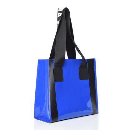 Dolce & Gabbana PVC Street Shopping Logo Tote Blue 3 of 9