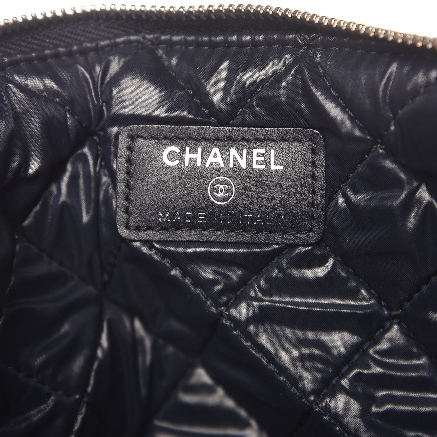 Denim Medium Deauville Pouch Dark Blue