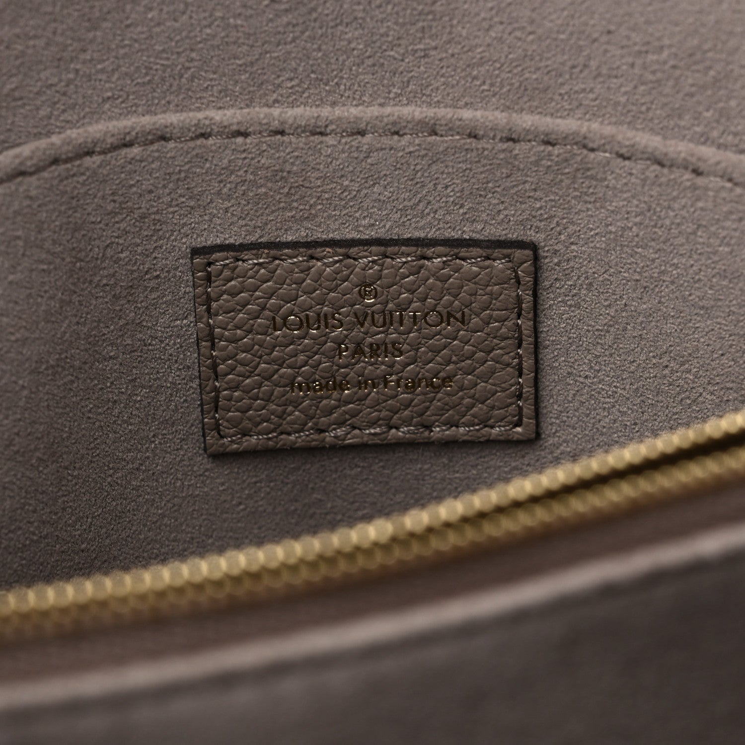 Louis Vuitton Empreinte Monogram Giant Madeleine MM Dove Grey Beige 6 of 9