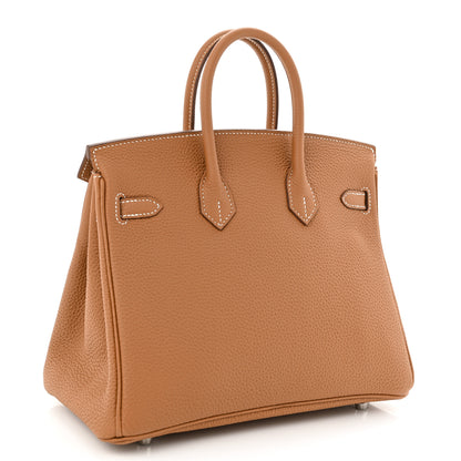 Hermes Togo Birkin 25 Gold 3 of 11