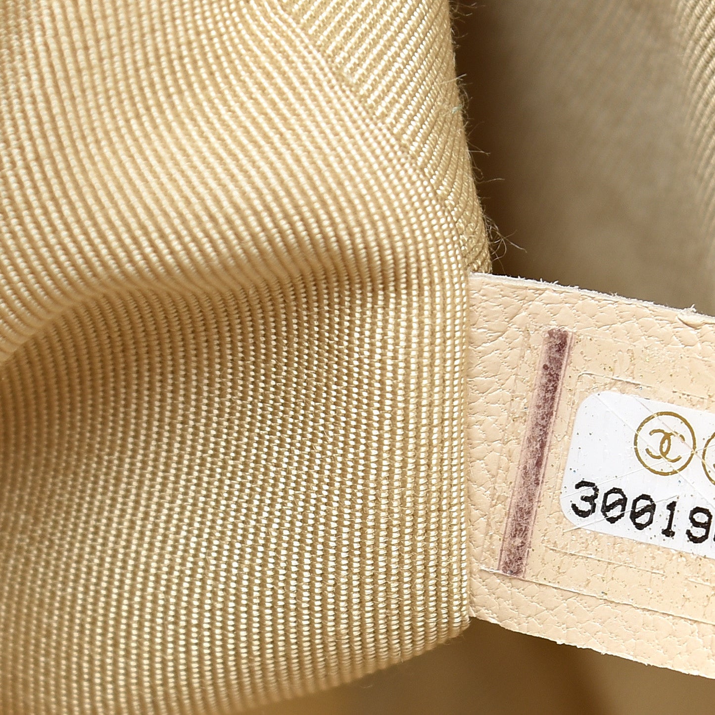 Goatskin Quilted Medium 19 Flap Beige