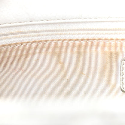 Chanel Caviar Quilted Grand Shopping Tote GST White 10 of 15