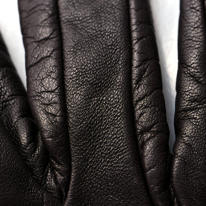 Hermes Lambskin Gloves 8 Brown 4 of 6