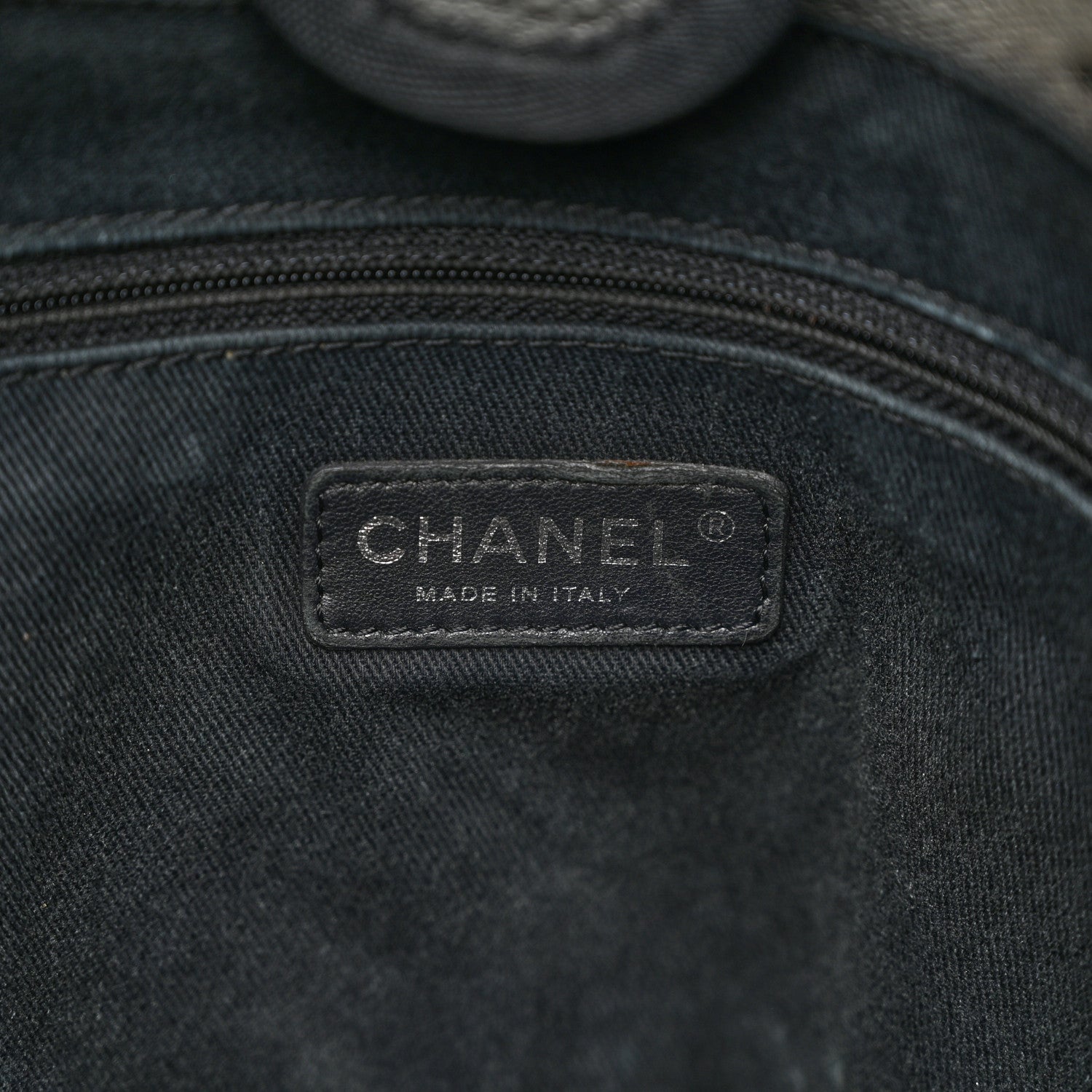 Chanel Canvas Small Deauville Tote Grey 6 of 13