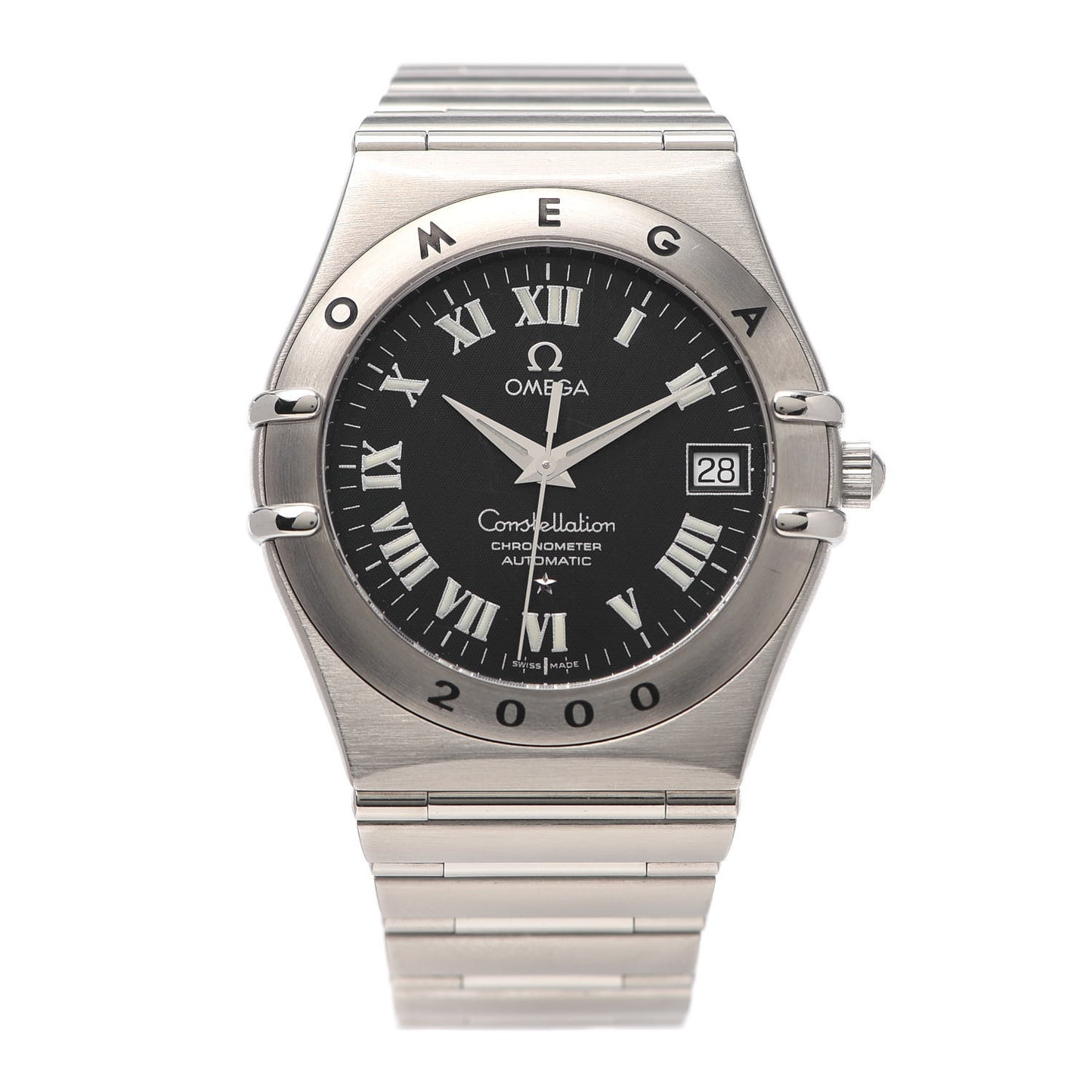 Stainless Steel 35mm Constellation Millennium 2000 Limited Automatic Watch Black 1504.50