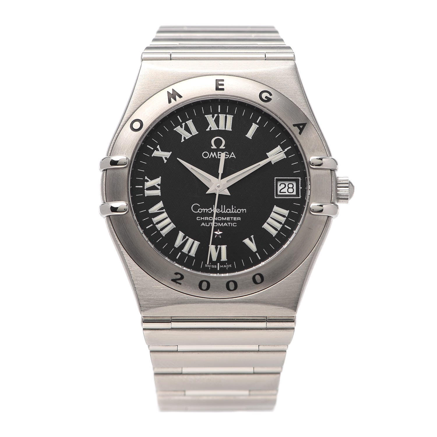 Omega Stainless Steel 35mm Constellation Millennium 2000 Limited Automatic Watch Black 1504.50 1 of 5
