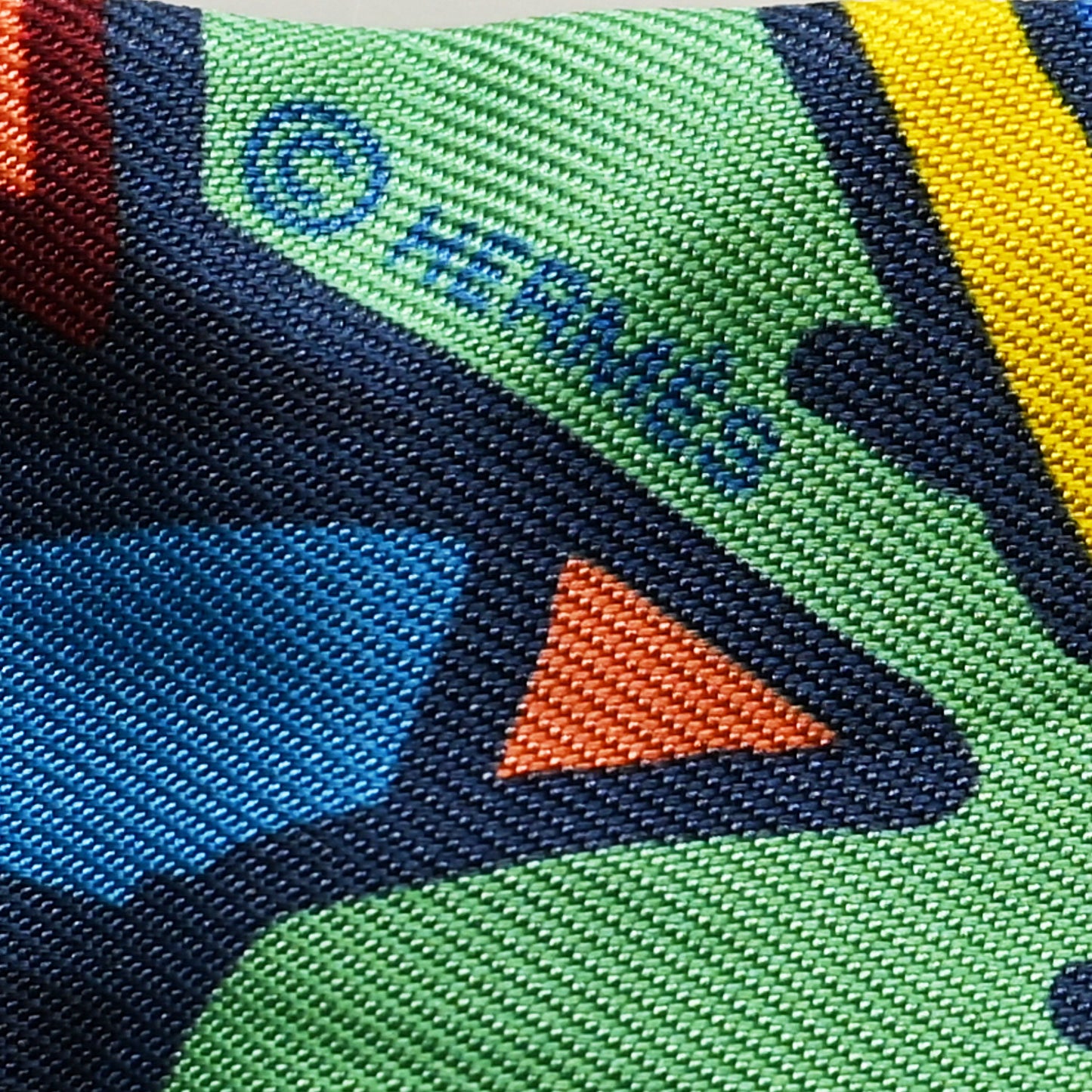 Silk Graff Graffiti Twilly Black Jaune Vert