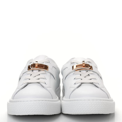 Hermes Calfskin Day Sneakers 39 White 2 of 11