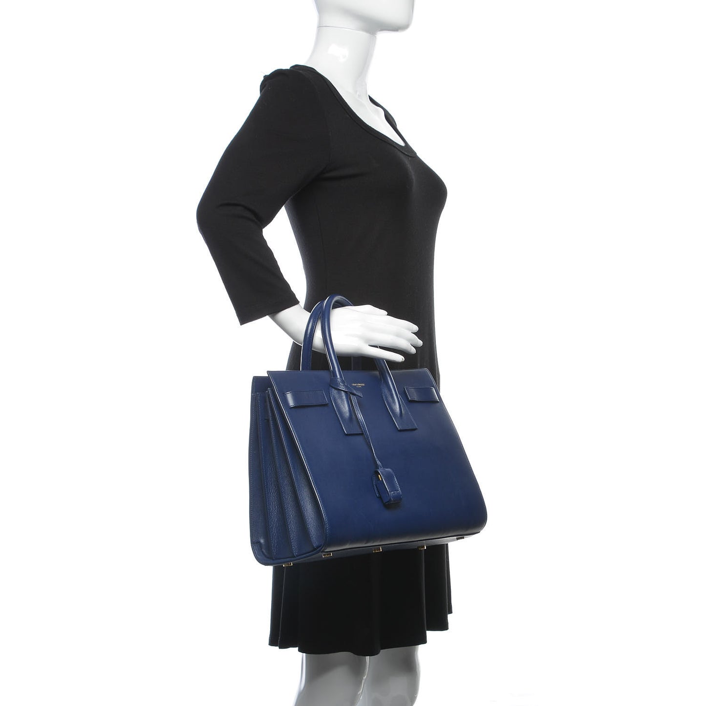 Calfskin Small Sac De Jour New Marine
