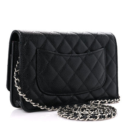 Chanel Caviar Quilted Wallet On Chain WOC Black 3 of 11