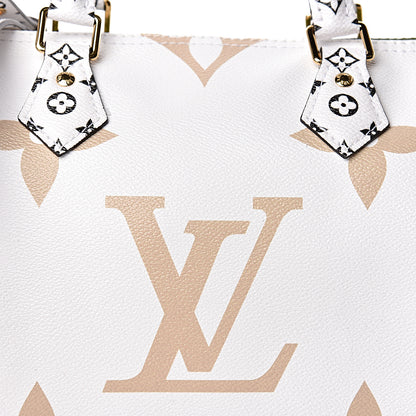Louis Vuitton Monogram Giant Speedy Bandouliere 30 Kaki Beige 11 of 11