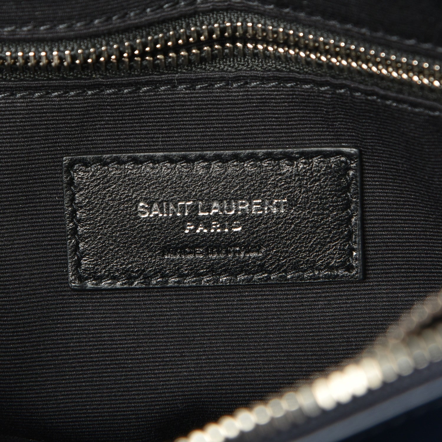 Saint Laurent Calfskin Y Quilted Monogram Medium Loulou Chain Satchel Medium Blue 7 of 8