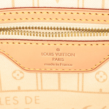 Louis Vuitton Damier Azur Neverfull MM 6 of 9