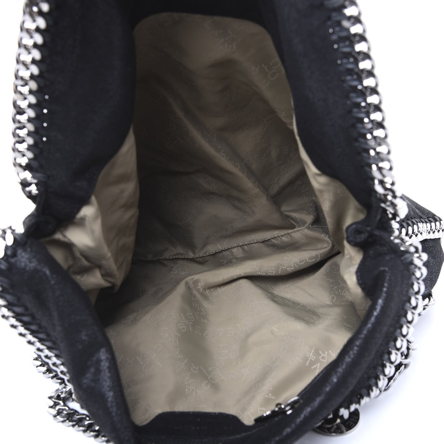 Shaggy Deer Falabella Fold Over Tote Black