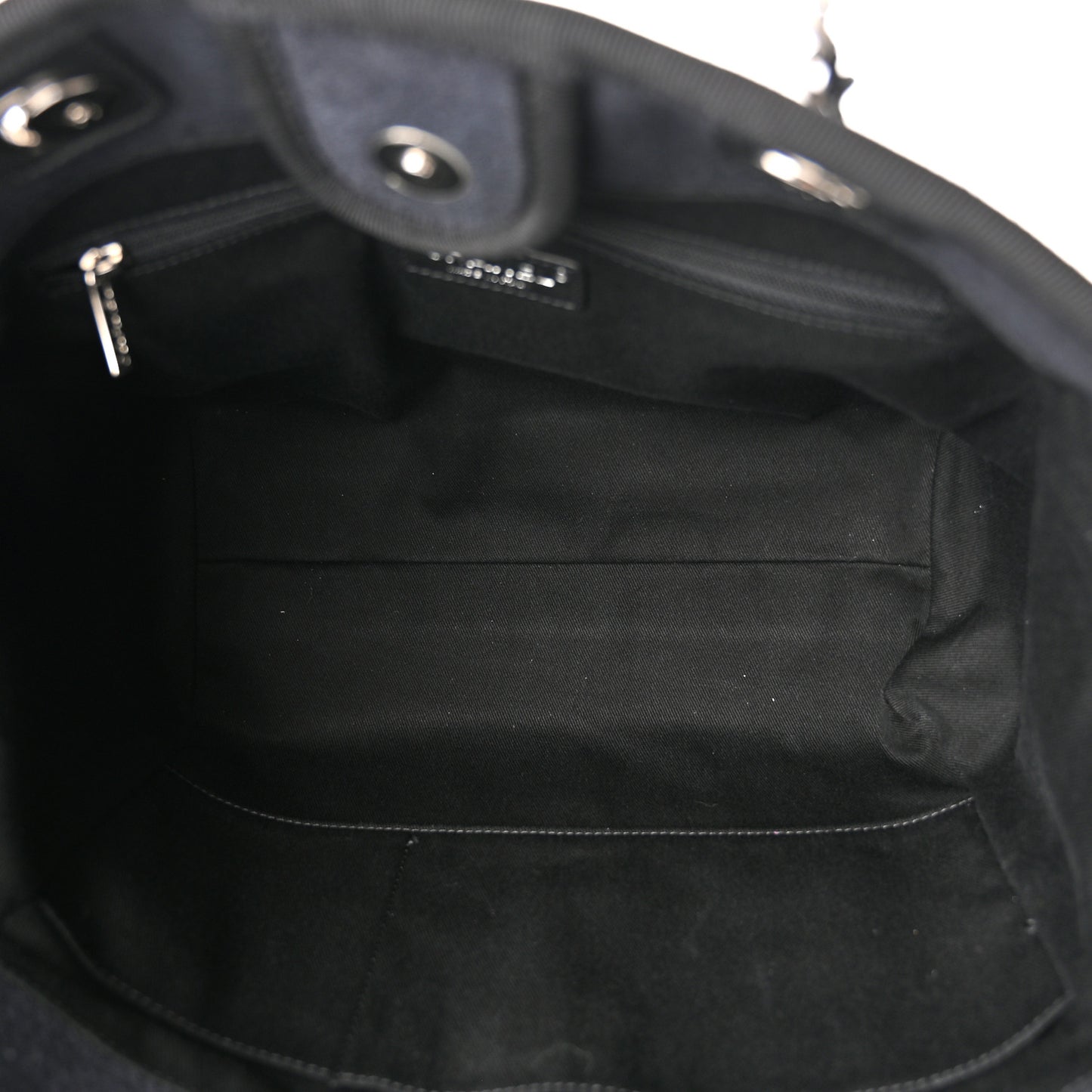 Canvas Small Deauville Tote Black